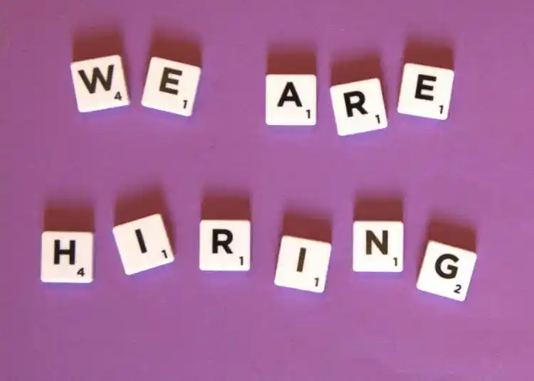We are hiring Scrabble tiles